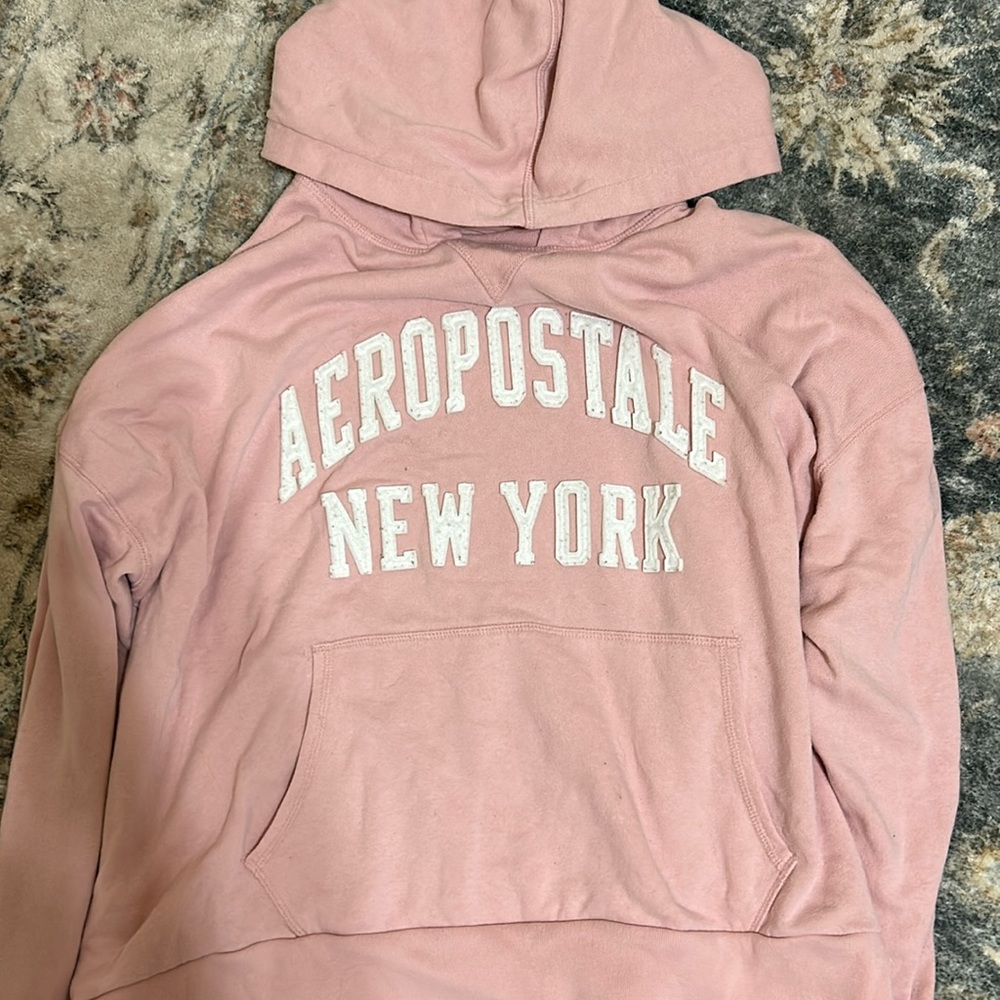 Baby pink Aeropostale hoodie (fits like a M or L)